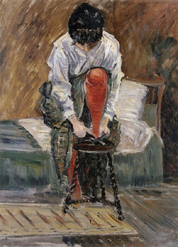 unknow artist the red stocking